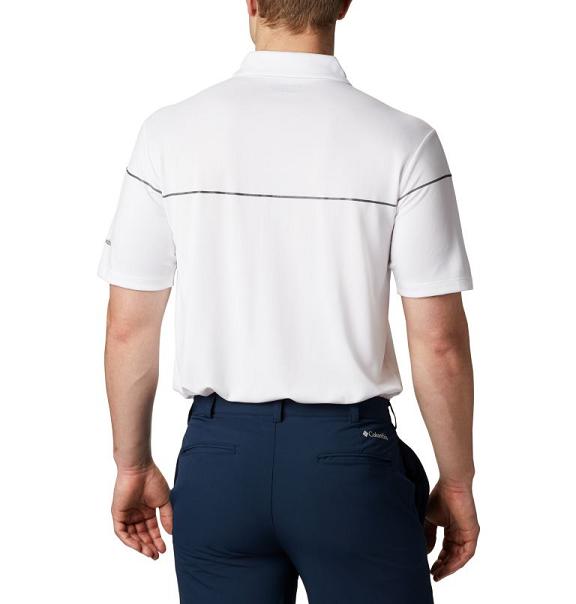 Columbia Omni-Wick Polo White For Men's NZ91640 New Zealand